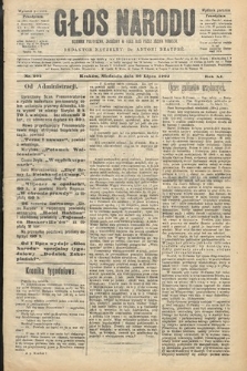 Głos Narodu : dziennik polityczny, założony w roku 1893 przez Józefa Rogosza (wydanie poranne). 1903, nr 202