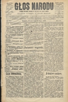 Głos Narodu : dziennik polityczny, założony w roku 1893 przez Józefa Rogosza (wydanie poranne). 1903, nr 204