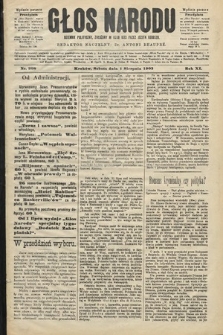 Głos Narodu : dziennik polityczny, założony w roku 1893 przez Józefa Rogosza (wydanie poranne). 1903, nr 208