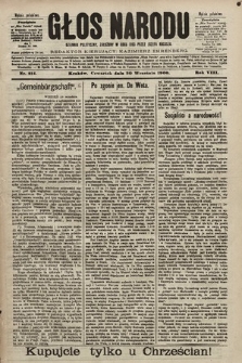 Głos Narodu : dziennik polityczny, założony w roku 1893 przez Józefa Rogosza (wydanie południowe). 1900, nr 214