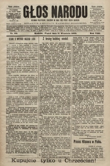 Głos Narodu : dziennik polityczny, założony w roku 1893 przez Józefa Rogosza (wydanie południowe). 1900, nr 215