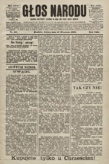 Głos Narodu : dziennik polityczny, założony w roku 1893 przez Józefa Rogosza (wydanie południowe). 1900, nr 216
