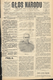 Głos Narodu : dziennik polityczny, założony w roku 1893 przez Józefa Rogosza (wydanie poranne). 1903, nr 212