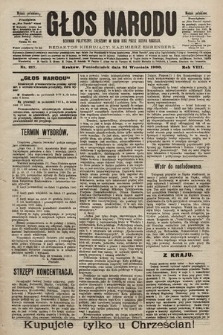 Głos Narodu : dziennik polityczny, założony w roku 1893 przez Józefa Rogosza (wydanie południowe). 1900, nr 217