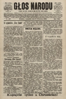 Głos Narodu : dziennik polityczny, założony w roku 1893 przez Józefa Rogosza (wydanie południowe). 1900, nr 220