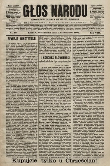 Głos Narodu : dziennik polityczny, założony w roku 1893 przez Józefa Rogosza (wydanie południowe). 1900, nr 223