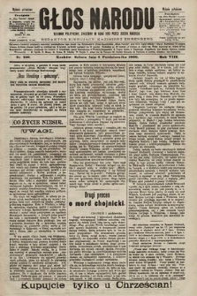 Głos Narodu : dziennik polityczny, założony w roku 1893 przez Józefa Rogosza (wydanie południowe). 1900, nr 228