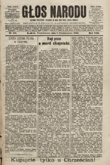 Głos Narodu : dziennik polityczny, założony w roku 1893 przez Józefa Rogosza (wydanie południowe). 1900, nr 229