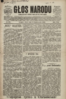 Głos Narodu : dziennik polityczny, założony w roku 1893 przez Józefa Rogosza (wydanie południowe). 1900, nr 237