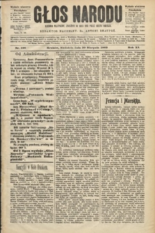 Głos Narodu : dziennik polityczny, założony w roku 1893 przez Józefa Rogosza (wydanie wieczorne). 1903, nr 196 [i.e. 237?]