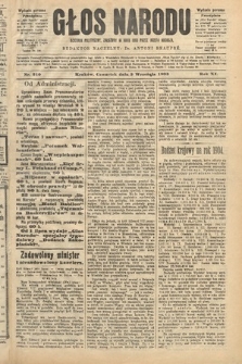 Głos Narodu : dziennik polityczny, założony w roku 1893 przez Józefa Rogosza (wydanie poranne). 1903, nr 240