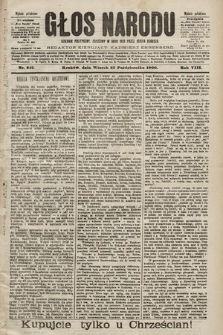 Głos Narodu : dziennik polityczny, założony w roku 1893 przez Józefa Rogosza (wydanie południowe). 1900, nr 242