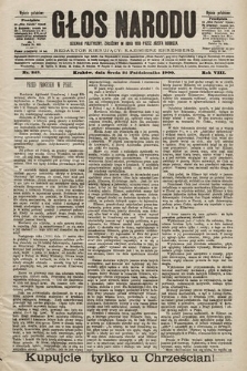 Głos Narodu : dziennik polityczny, założony w roku 1893 przez Józefa Rogosza (wydanie południowe). 1900, nr 243
