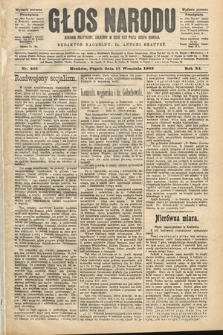 Głos Narodu : dziennik polityczny, założony w roku 1893 przez Józefa Rogosza (wydanie poranne). 1903, nr 248