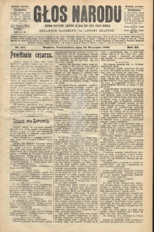 Głos Narodu : dziennik polityczny, założony w roku 1893 przez Józefa Rogosza (wydanie poranne). 1903, nr 251
