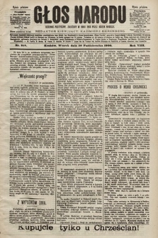 Głos Narodu : dziennik polityczny, założony w roku 1893 przez Józefa Rogosza (wydanie południowe). 1900, nr 248