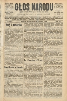 Głos Narodu : dziennik polityczny, założony w roku 1893 przez Józefa Rogosza (wydanie poranne). 1903, nr 252
