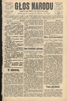 Głos Narodu : dziennik polityczny, założony w roku 1893 przez Józefa Rogosza (wydanie poranne). 1903, nr 261