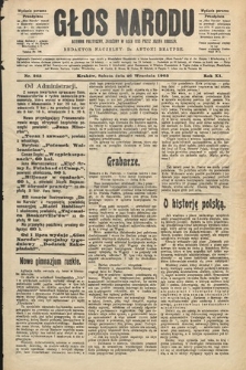 Głos Narodu : dziennik polityczny, założony w roku 1893 przez Józefa Rogosza (wydanie poranne). 1903, nr 263