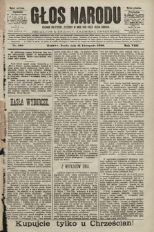 Głos Narodu : dziennik polityczny, założony w roku 1893 przez Józefa Rogosza (wydanie południowe). 1900, nr 260