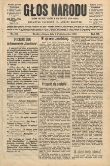 Głos Narodu : dziennik polityczny, założony w roku 1893 przez Józefa Rogosza (wydanie poranne). 1903, nr 270