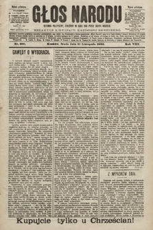 Głos Narodu : dziennik polityczny, założony w roku 1893 przez Józefa Rogosza (wydanie południowe). 1900, nr 266