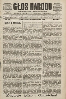 Głos Narodu : dziennik polityczny, założony w roku 1893 przez Józefa Rogosza (wydanie południowe). 1900, nr 268