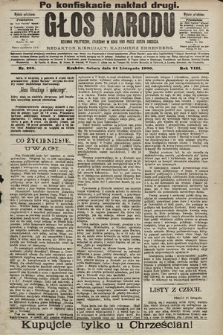 Głos Narodu : dziennik polityczny, założony w roku 1893 przez Józefa Rogosza (wydanie południowe). 1900, nr 269 (po konfiskacie nakład drugi)
