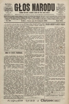 Głos Narodu : dziennik polityczny, założony w roku 1893 przez Józefa Rogosza (wydanie południowe). 1900, nr 272