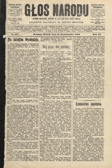 Głos Narodu : dziennik polityczny, założony w roku 1893 przez Józefa Rogosza (wydanie poranne). 1903, nr 287