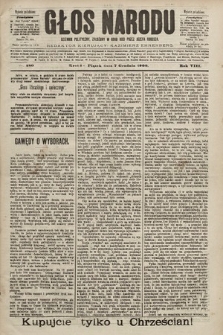 Głos Narodu : dziennik polityczny, założony w roku 1893 przez Józefa Rogosza (wydanie południowe). 1900, nr 280