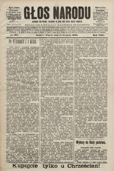 Głos Narodu : dziennik polityczny, założony w roku 1893 przez Józefa Rogosza (wydanie południowe). 1900, nr 285
