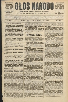 Głos Narodu : dziennik polityczny, założony w roku 1893 przez Józefa Rogosza (wydanie poranne). 1903, nr 298