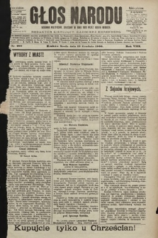 Głos Narodu : dziennik polityczny, założony w roku 1893 przez Józefa Rogosza (wydanie południowe). 1900, nr 289