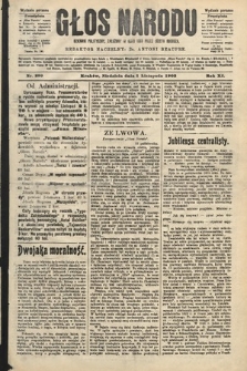 Głos Narodu : dziennik polityczny, założony w roku 1893 przez Józefa Rogosza (wydanie poranne). 1903, nr 299