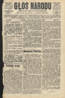 Głos Narodu : dziennik polityczny, założony w roku 1893 przez Józefa Rogosza (wydanie poranne). 1903, nr 302
