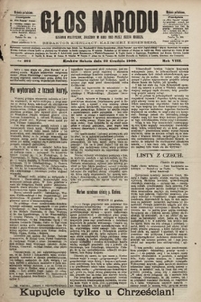 Głos Narodu : dziennik polityczny, założony w roku 1893 przez Józefa Rogosza (wydanie południowe). 1900, nr 292