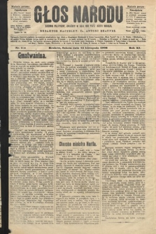 Głos Narodu : dziennik polityczny, założony w roku 1893 przez Józefa Rogosza (wydanie poranne). 1903, nr 312