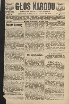 Głos Narodu : dziennik polityczny, założony w roku 1893 przez Józefa Rogosza (wydanie poranne). 1903, nr 337