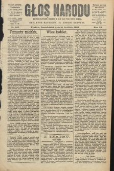 Głos Narodu : dziennik polityczny, założony w roku 1893 przez Józefa Rogosza (wydanie poranne). 1903, nr 349