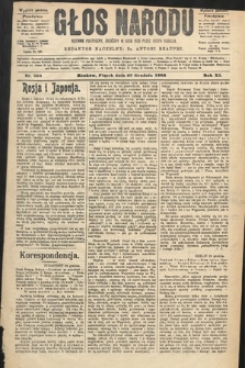 Głos Narodu : dziennik polityczny, założony w roku 1893 przez Józefa Rogosza (wydanie poranne). 1903, nr 353