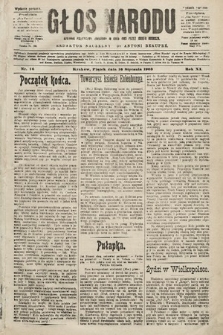 Głos Narodu : dziennik polityczny, założony w roku 1893 przez Józefa Rogosza (wydanie poranne). 1903, nr 16
