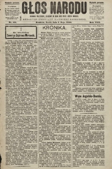 Głos Narodu : dziennik polityczny, założony w roku 1893 przez Józefa Rogosza (wydanie poranne). 1900, nr 101
