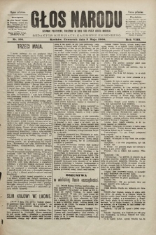 Głos Narodu : dziennik polityczny, założony w roku 1893 przez Józefa Rogosza (wydanie południowe). 1900, nr 101