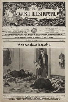 Nowości Illustrowane. 1909, nr 35