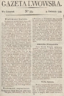 Gazeta Lwowska. 1818, nr 55