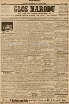 Głos Narodu (numer poranny). 1909, nr 108