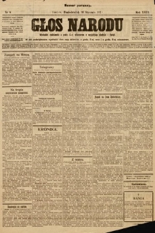 Głos Narodu (numer poranny). 1910, nr 8