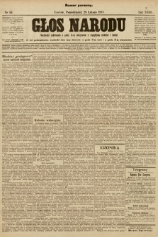 Głos Narodu (numer poranny). 1910, nr 56