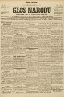 Głos Narodu (numer poranny). 1910, nr 116